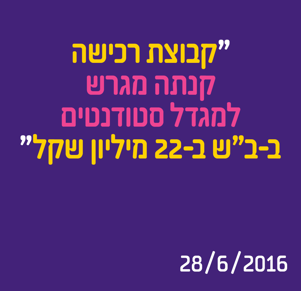 קבוצת רכישה קנתה מגרש למגדל סטודנטים בבאר שבע ב-22 מיליון שקל