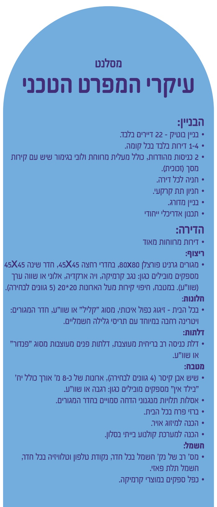 מפרט טכני